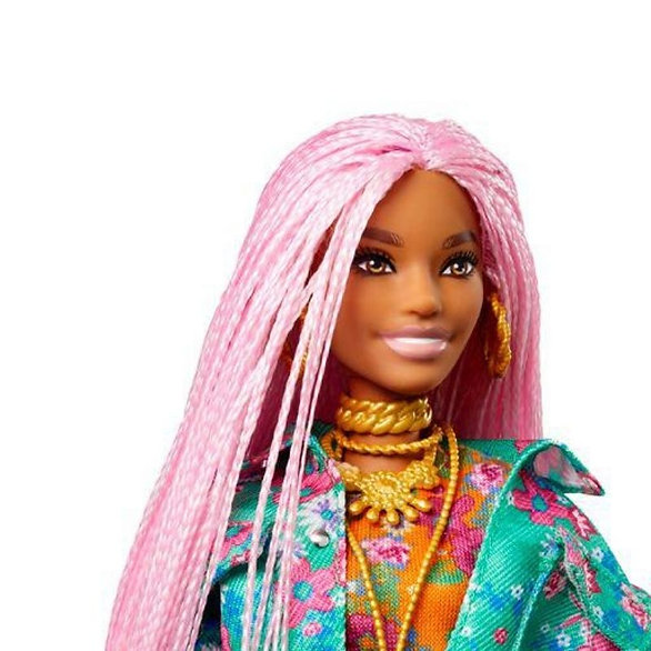Barbie Extra Doll Pink Braids | Juggles Toys