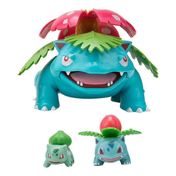 Jazwares Pokemon Evolution Multipack Bulbasaur Ivysaur Venusaur ...